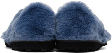 Tøj Marni Marni Faux-Fur Loafers Blå | MOMR006402 P8211, 1