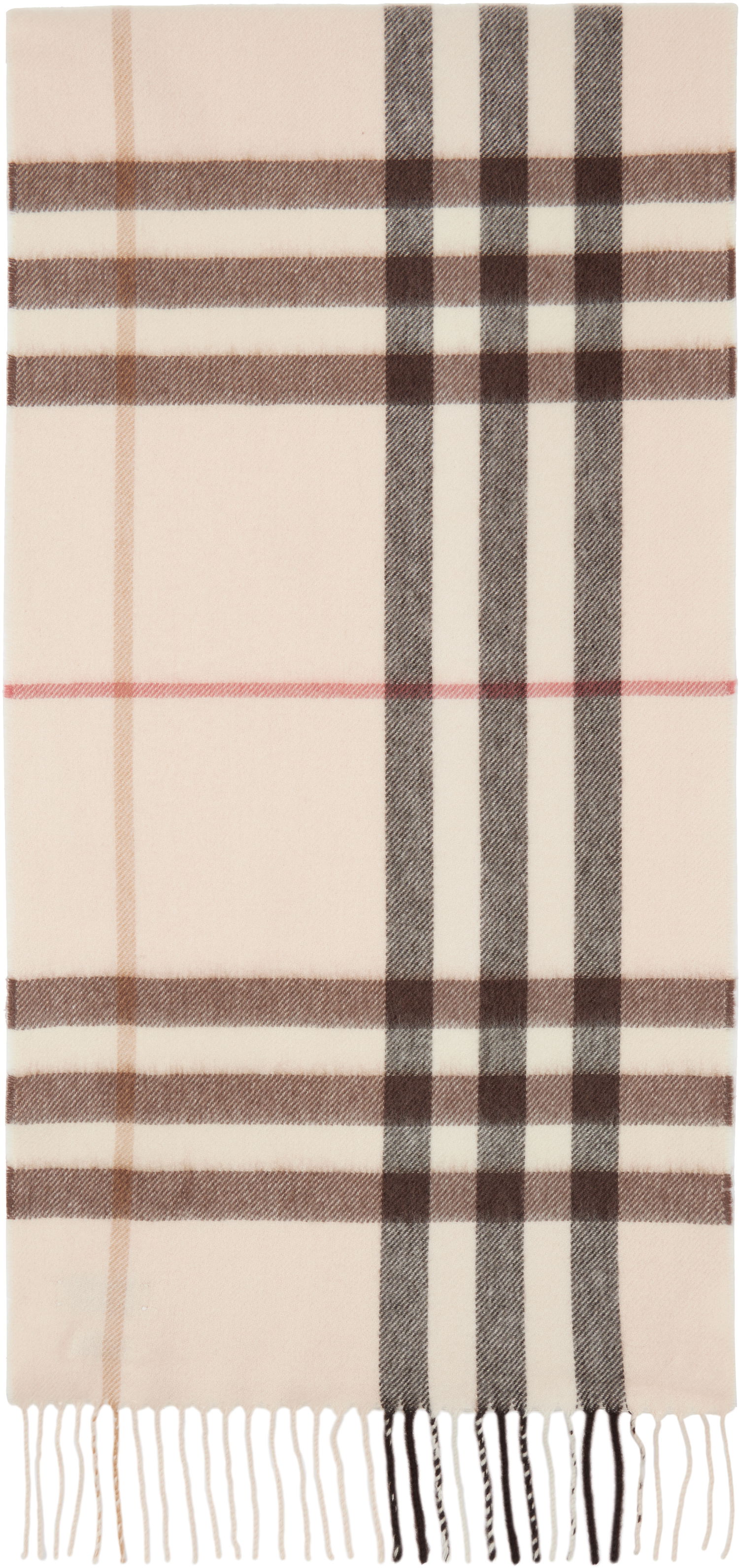 Tørklæde Burberry Check Cashmere Scarf Beige | 8103011, 0
