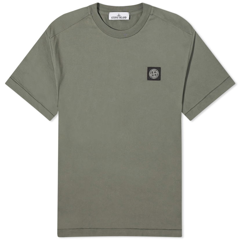 T-shirt Stone Island Patch T-Shirt Grøn | 801524113-V0059