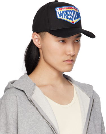 Kasket DSQUARED2 Dsquared2 Boxeur Wrestling Baseball Cap Sort | BCM0902-05C00001-2124, 1