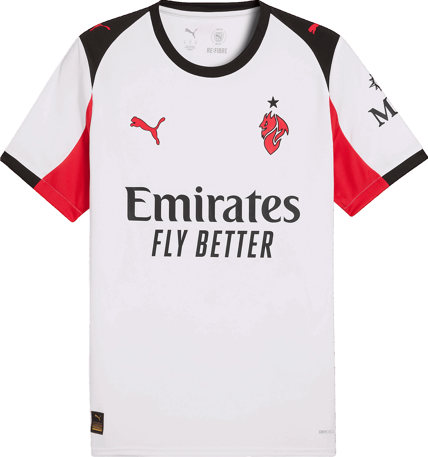 Jersey Puma Puma ACM Away Replica Jersey 2025/26 Hvid | 779971-02, 0