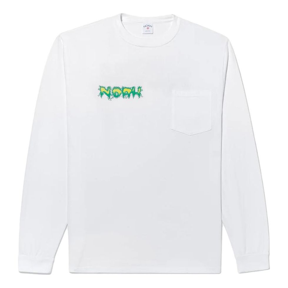 T-shirt Noah Noah Shock Graphic Long Sleeve T-Shirt Hvid | PTO022SS23WHT, 0