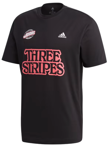 T-shirt adidas Performance Sportswear Athletics Lucky 8 Graphic T-Shirt Sort | ge4653, 0