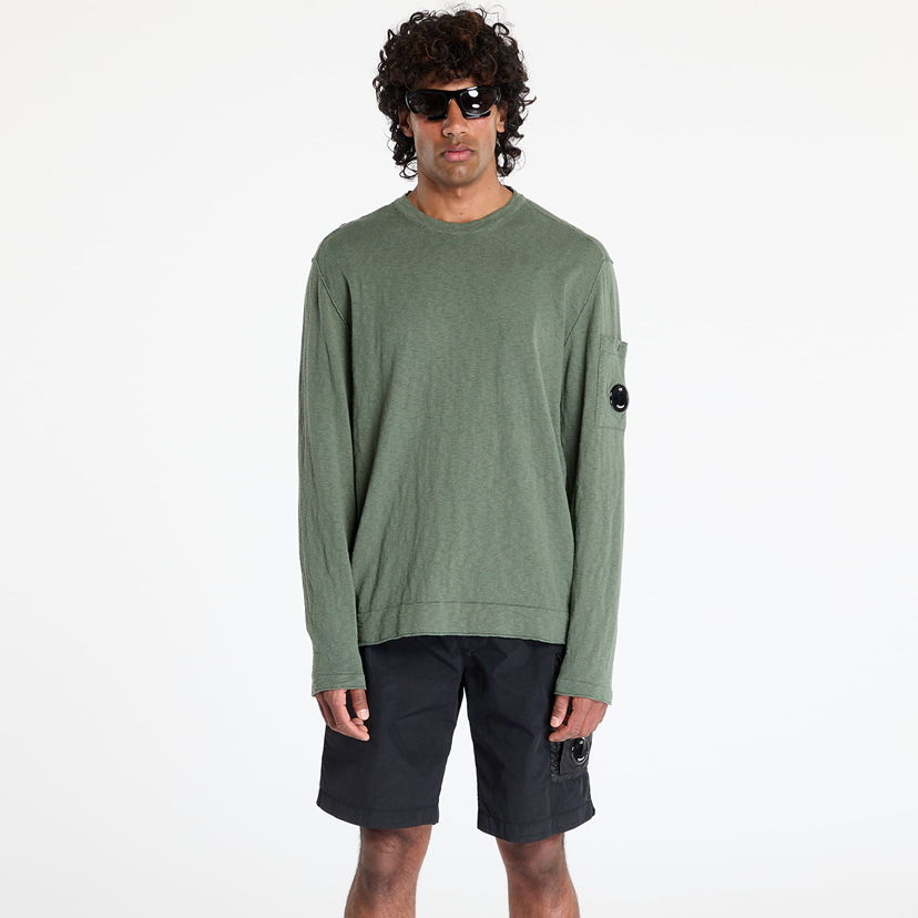 Sweater C.P. Company C.P. Company Distressed Sweater Grøn | 18CMKN302A110373A-669