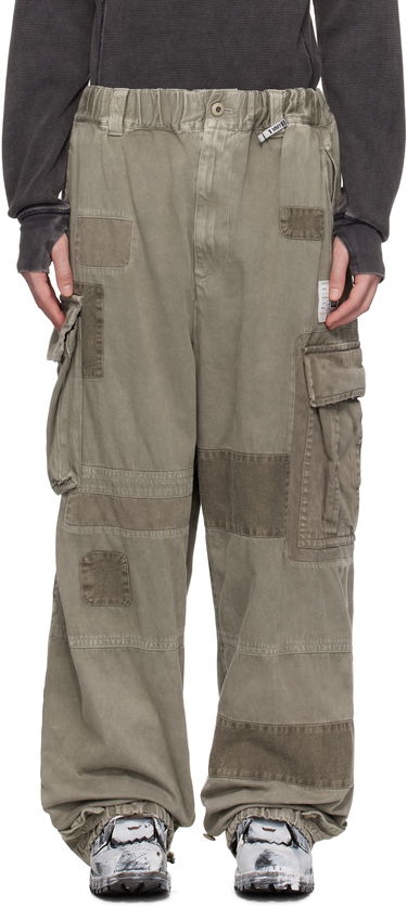 Cargo bukser Maison MIHARA YASUHIRO MIHARA YASUHIRO Repair Cargo Pants Grøn | A14PT053, 0
