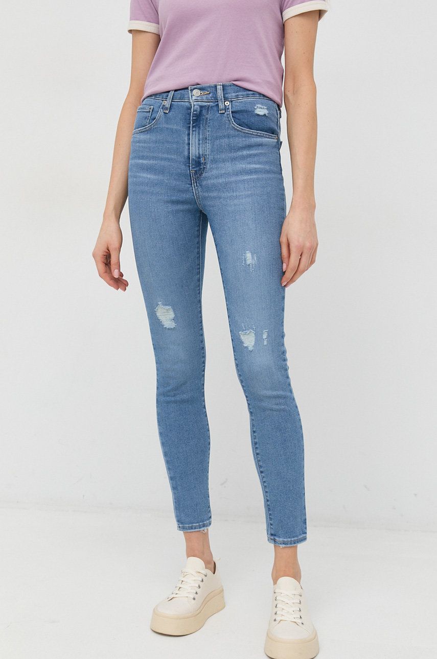 Jeans Levi's Mile High Waist Jeans Mørkeblå | 22791.0234, 0