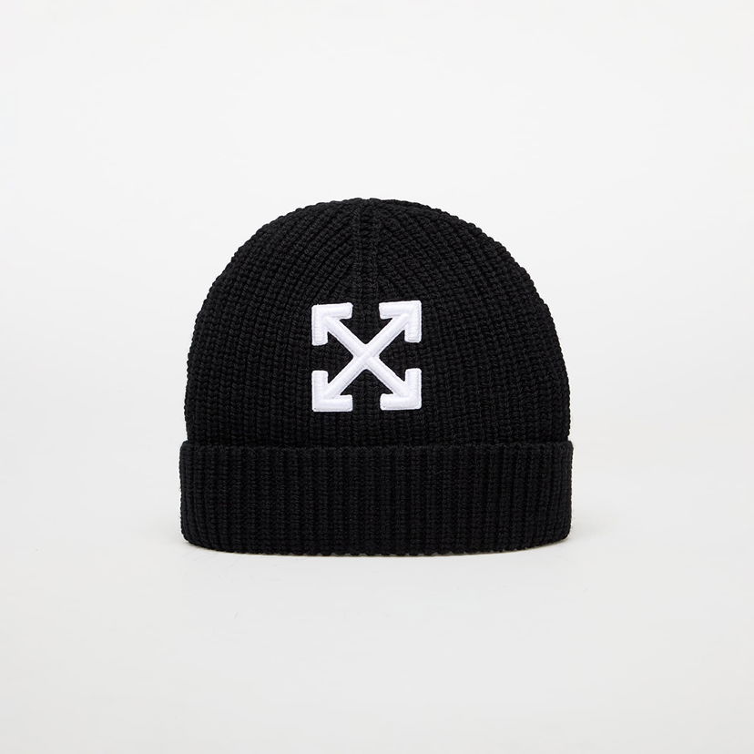 Beanie Off-White Arrow Classic Beanie Sort | OMLC041C99KNI0051001