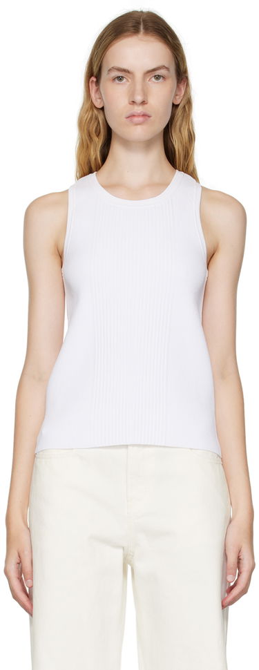 Tanktop We11done We11done Racer Back Tank Top Hvid | WD-KT3-22-603-W-WH, 0
