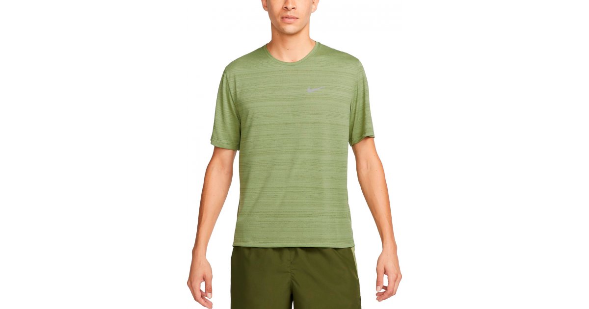 T-shirt Nike Dri-FIT Miler Running Top Grøn | dz4658-334, 1