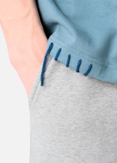 T-shirt AXEL ARIGATO Men's Relaxed Fit T-Shirt with Logo Embroidery Blå | A3443003, 6