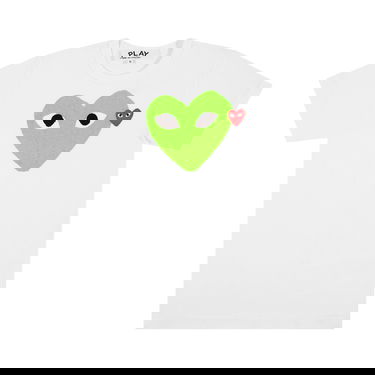 T-shirt Comme des Garçons Play T-Shirt With Green Heart Grøn | P1T106 GREE, 1