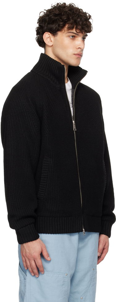 Sweater Carhartt WIP Black Banley Knit Jacket Sort | I033902, 1