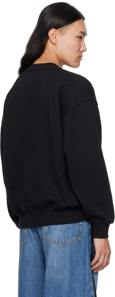 Sweatshirt Han Kjøbenhavn Han Kjobenhavn Logo Oversized Crewneck Sweatshirt Sort | M-134724, 2