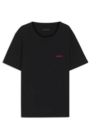 T-shirt BOSS Three-Pack of Cotton T-Shirts with Logo Sort | 50493972