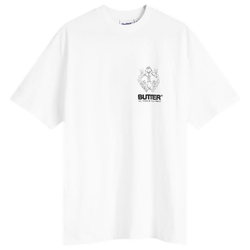 T-shirt Butter Goods Fossil Graphic Tee, Size Large Hvid | BG252113-WHT