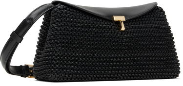 Skuldertaske TOTEME TOTEME T-Lock Woven Leather Clutch Bag Sort | 252-WAL950-LE0134, 1