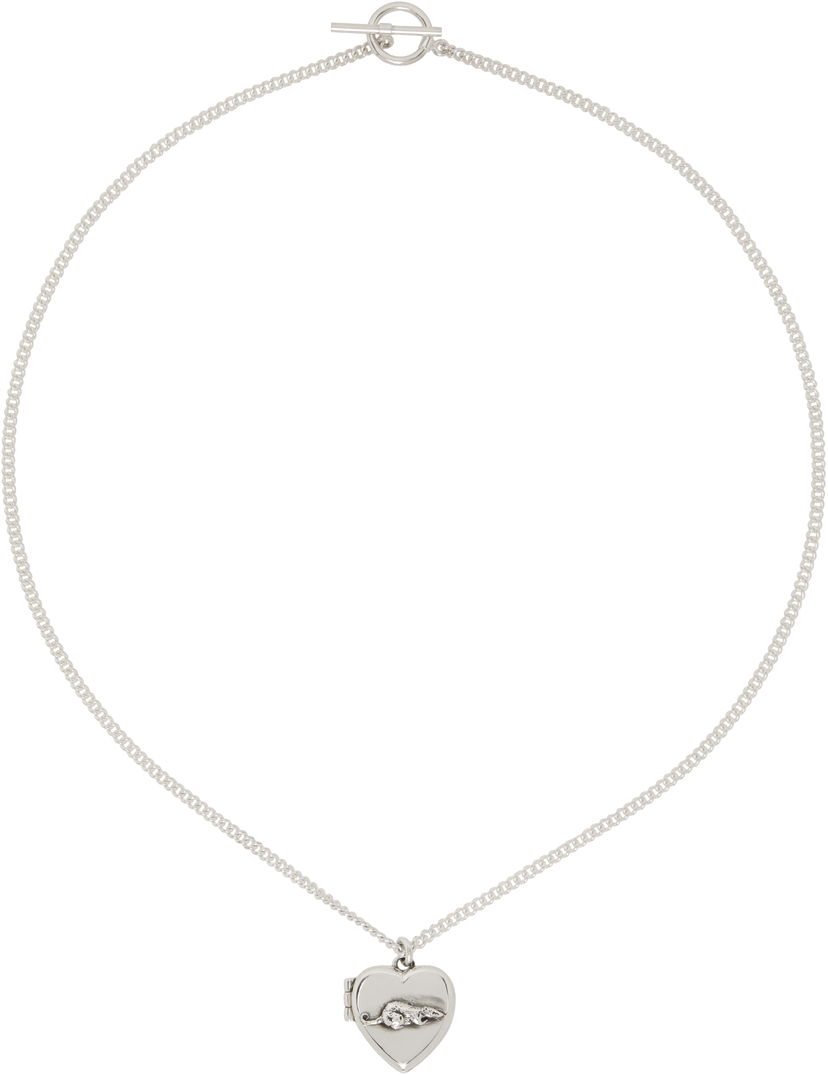 Halskæde Enfants Riches Déprimés Rat Locket Necklace Metalisk | 140-221