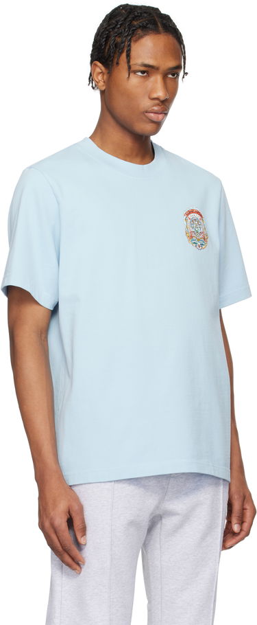 T-shirt Casablanca Casablanca Casa Way Skate T-Shirt Blå | MS25-JTS-001-20-EX-SSENSE, 1