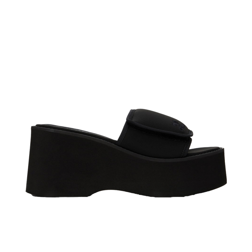Sneakers og sko Courrèges Scuba Wave Platform Sandals Sort | 124SSD007NE0005