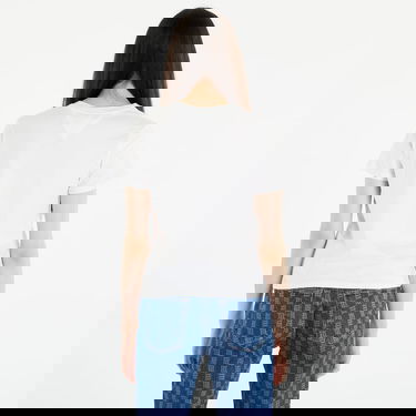 T-shirt Tommy Hilfiger TOMMY JEANS Regular Color Serif T-Shirt Hvid | DW0DW15447 YBR, 1