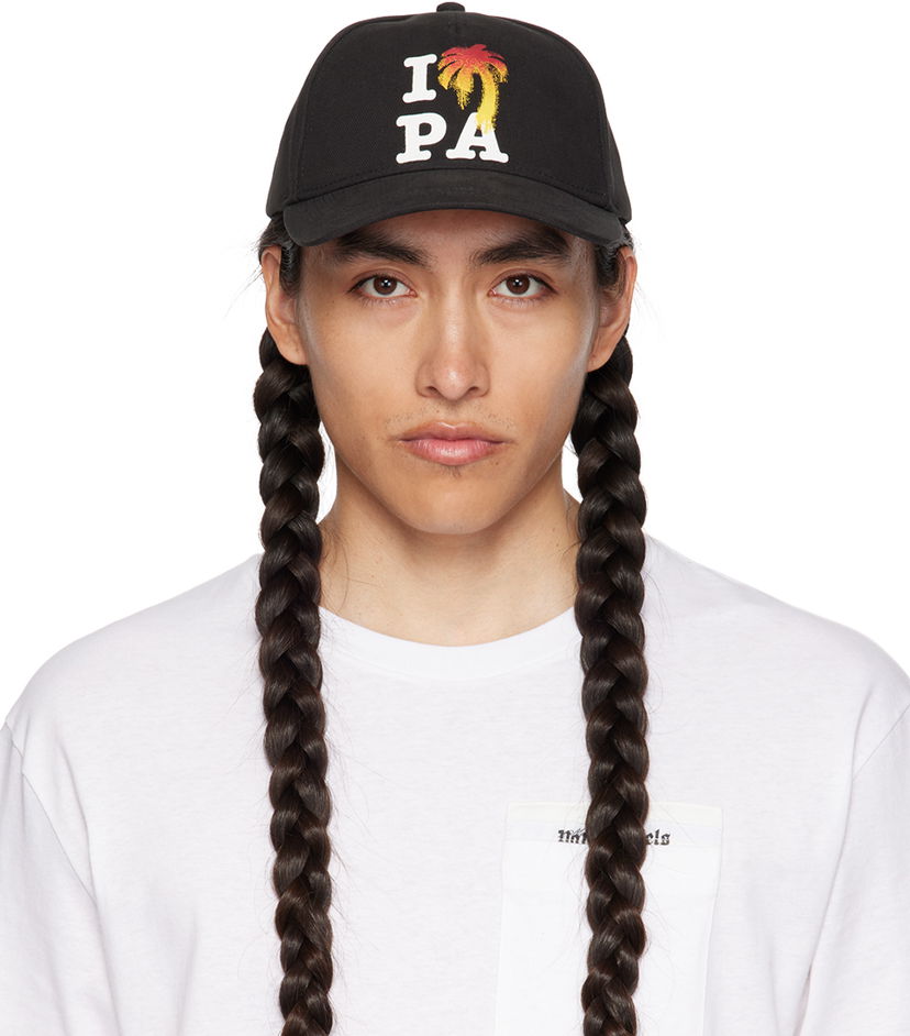 Kasket Palm Angels I Love PA Sort | PMLB094F23FAB0061001