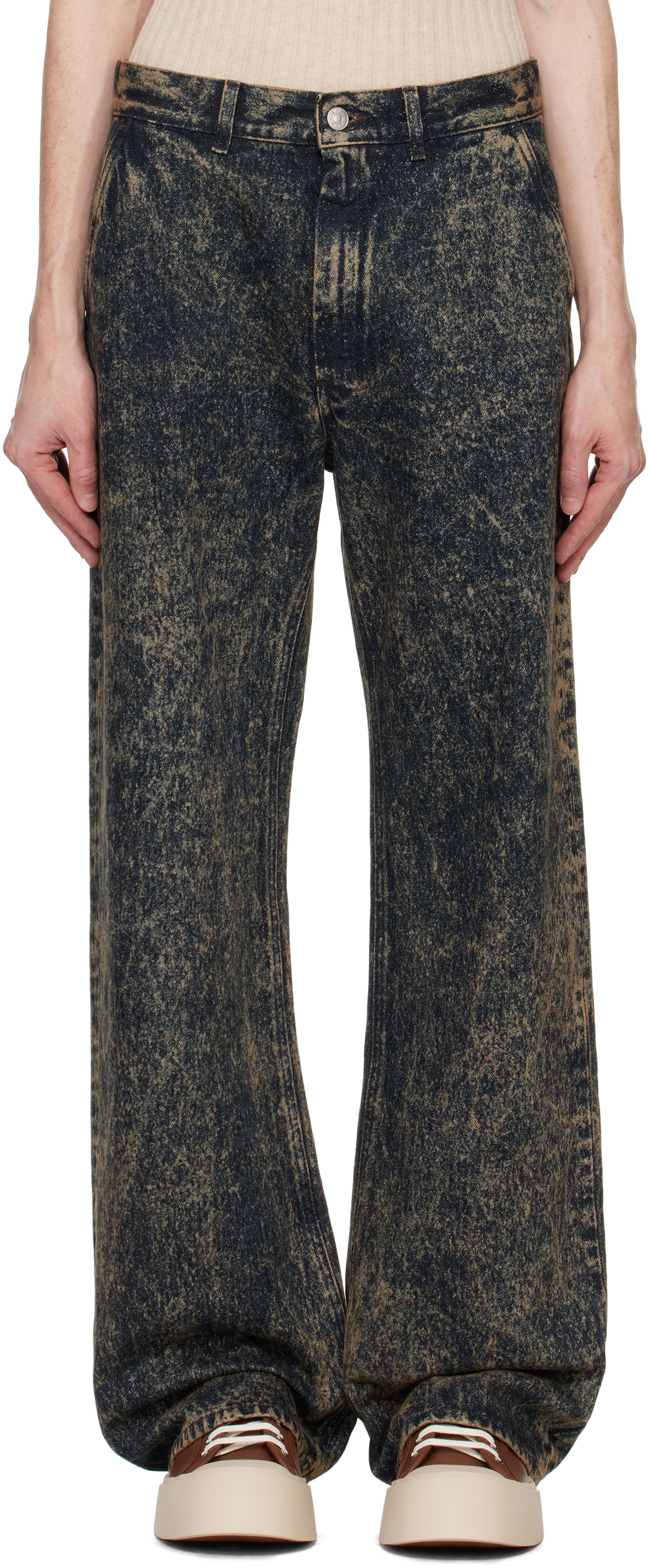 Jeans Marni Loose Fit Jeans Blå | PUJU0089A0 USCV35, 0