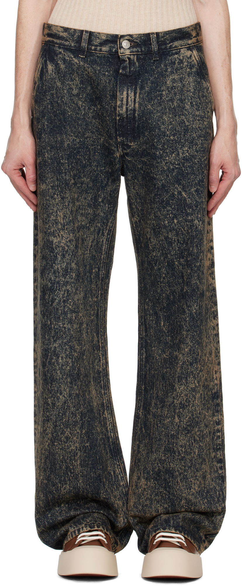Jeans Marni Loose Fit Jeans Blå | PUJU0089A0 USCV35