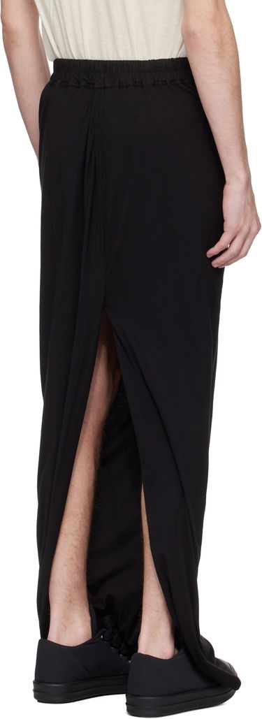 Nederdel Rick Owens Rick Owens DRKSHDW Hollywood Pull On Long Skirt Sort | DU01E3385 BHDB, 2