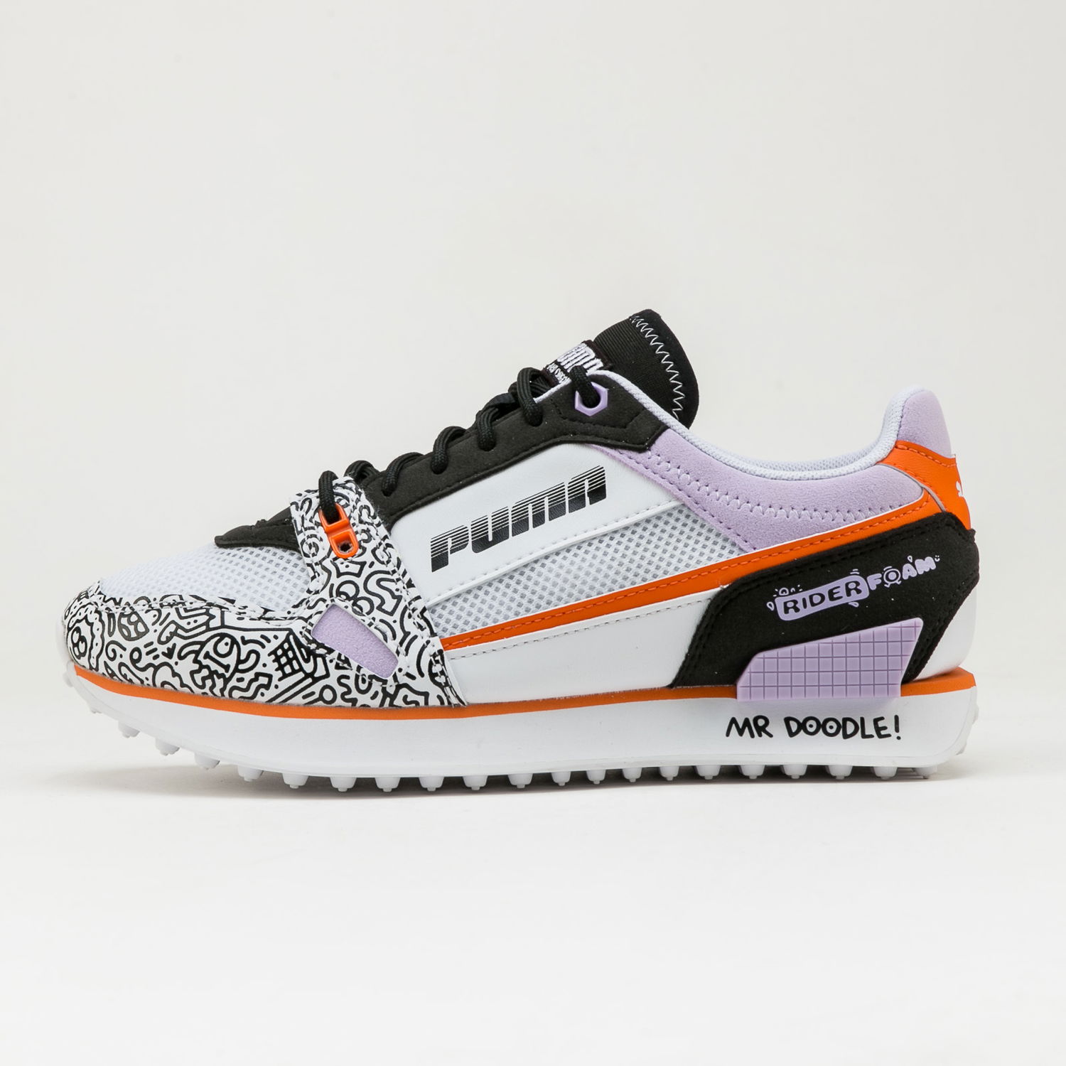 Sneakers og sko Puma Mile Rider Mr. Doodle Hvid | 374215 01, 0