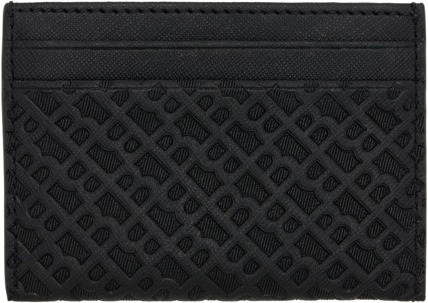 Tegnebog BOSS Embossed-Logo Card Holder Sort | 50548817, 1
