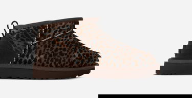 Sneakers og sko UGG Classic Ultra Mini Caspian Cow Hair Boots Brun | 1158328-BCDR, 0