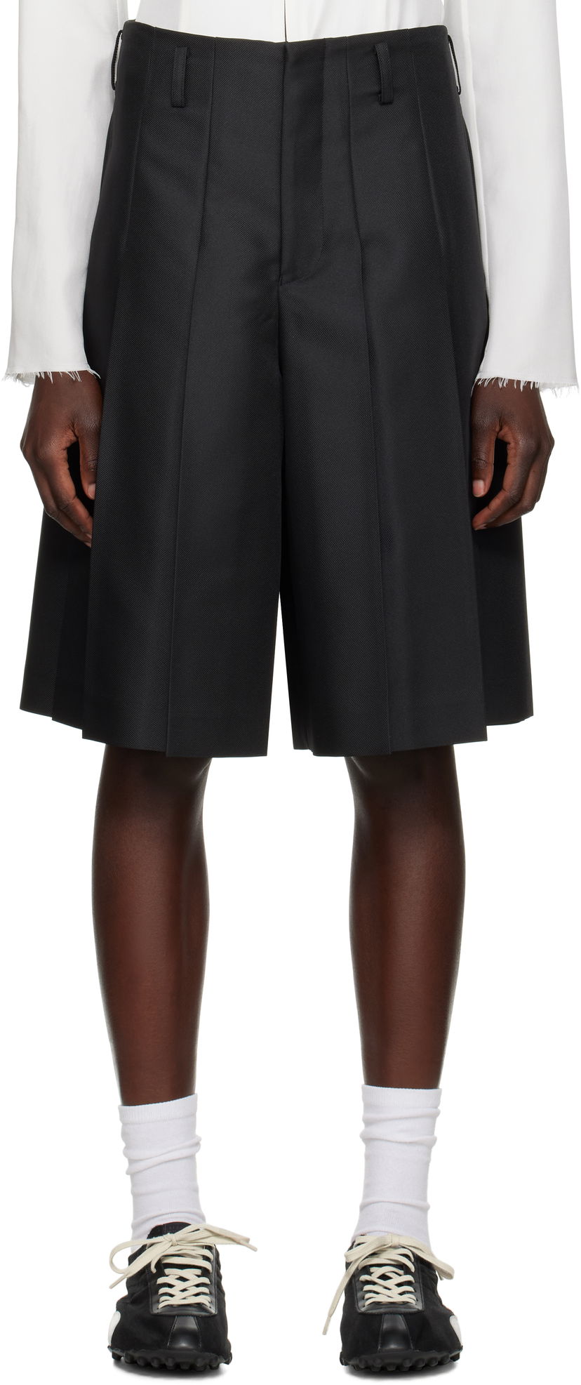 Shorts Comme des Garçons Homme Plus Gabardine Shorts Sort | PO-P039-051