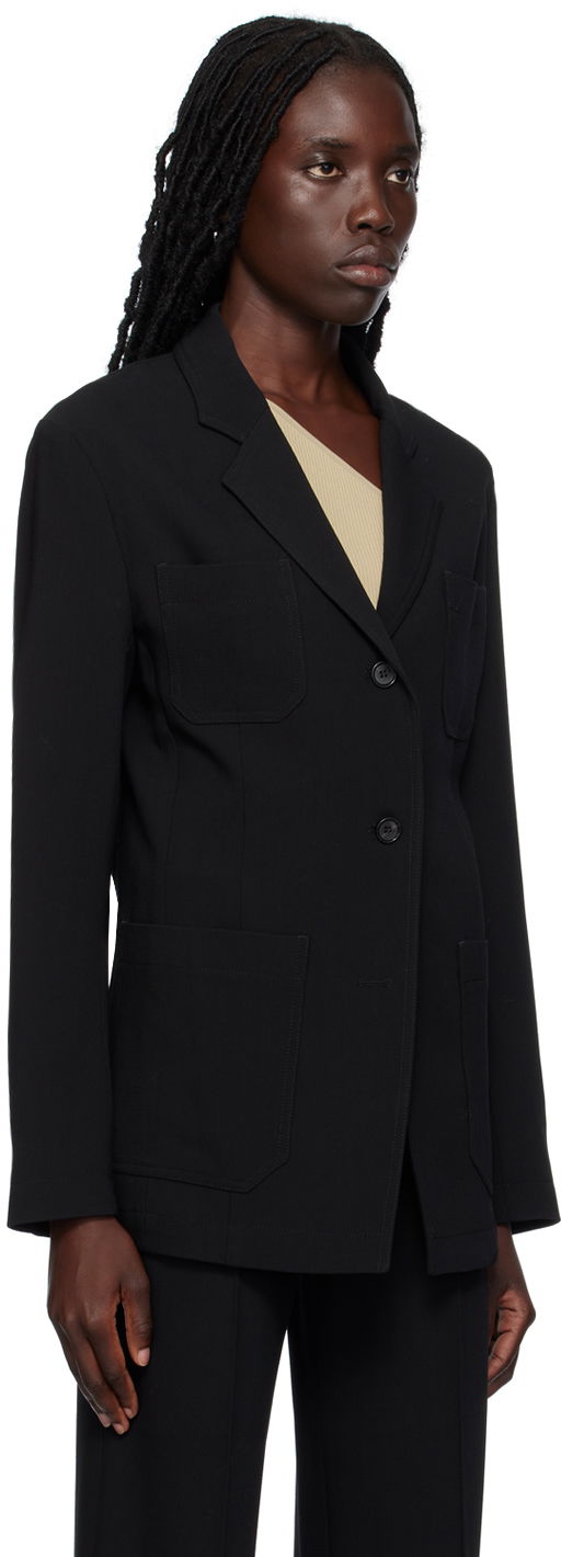 Jakke TOTEME TOTEME Slim Blazer Sort | 233-3011-274, 1