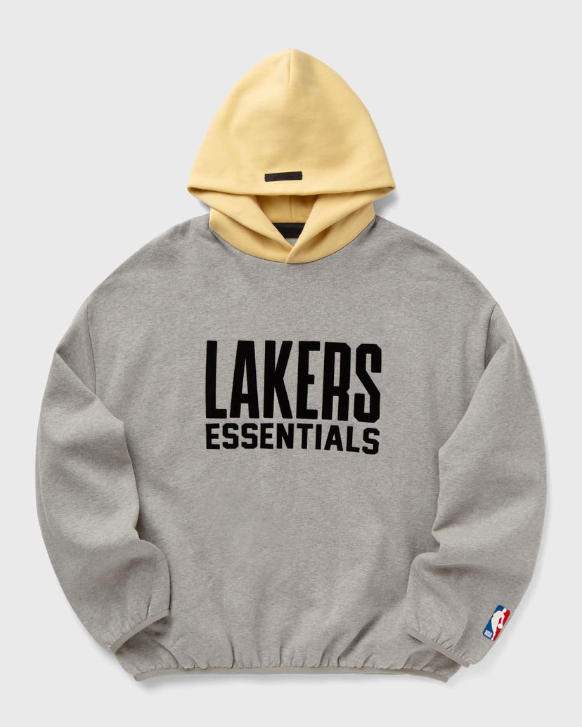 Sweatshirt Fear of God Fear of God Essentials Los Angeles Lakers Pull Over Hoodie Grå | 192AL246305F