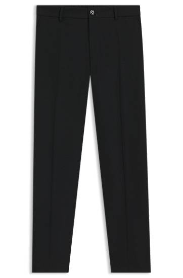 Bukser BOSS Tapered-Fit Stretch Trousers Sort | 50546063