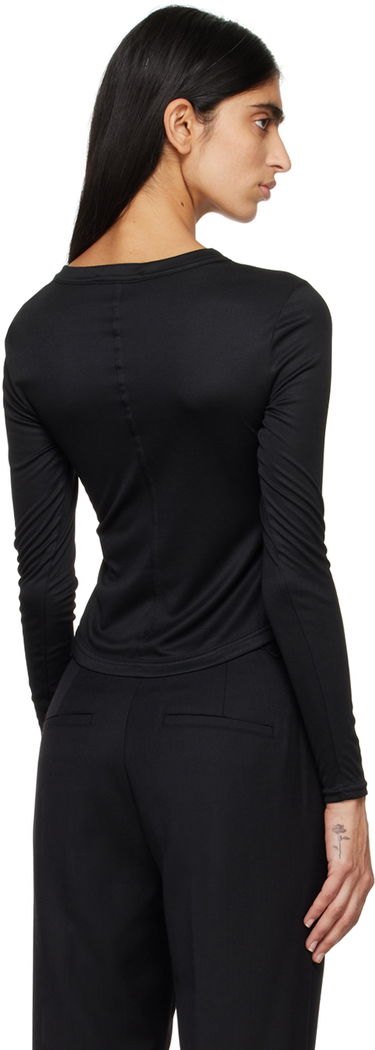 T-shirt Anine Bing Jane Long Sleeve T-Shirt Sort | A-08-4408-000, 2