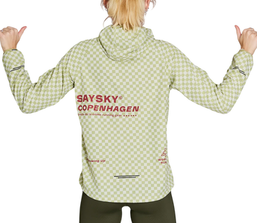 Vindjakke Saysky Saysky Checker Pace Hooded Jacket Grøn | nwrja21c1034, 1