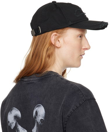 Kasket Han Kjøbenhavn Han Kjobenhavn Distressed Ripped Cap Sort | A-133000, 2