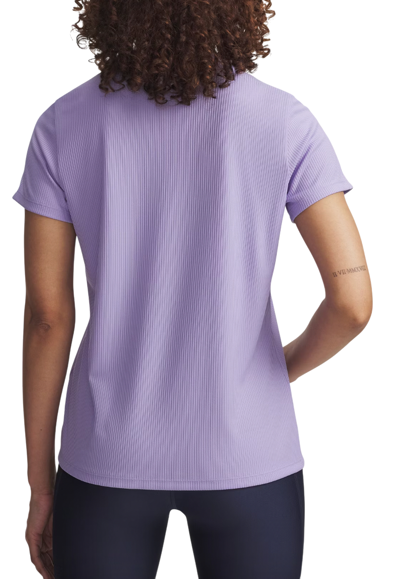 T-shirt Under Armour T-Shirt Tech Rib SSC Lilla | 1389852-538, 1