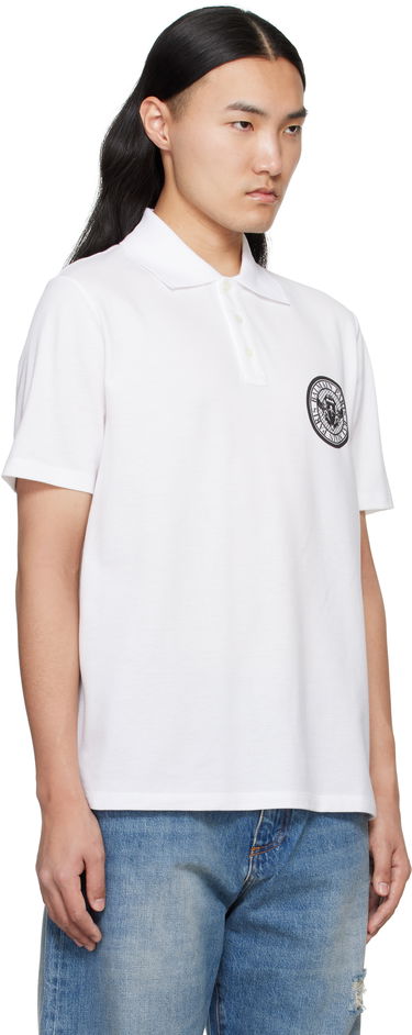 Polo skjorte Balmain Balmain Coin Print Polo Sort | EH1GC026BC94, 4