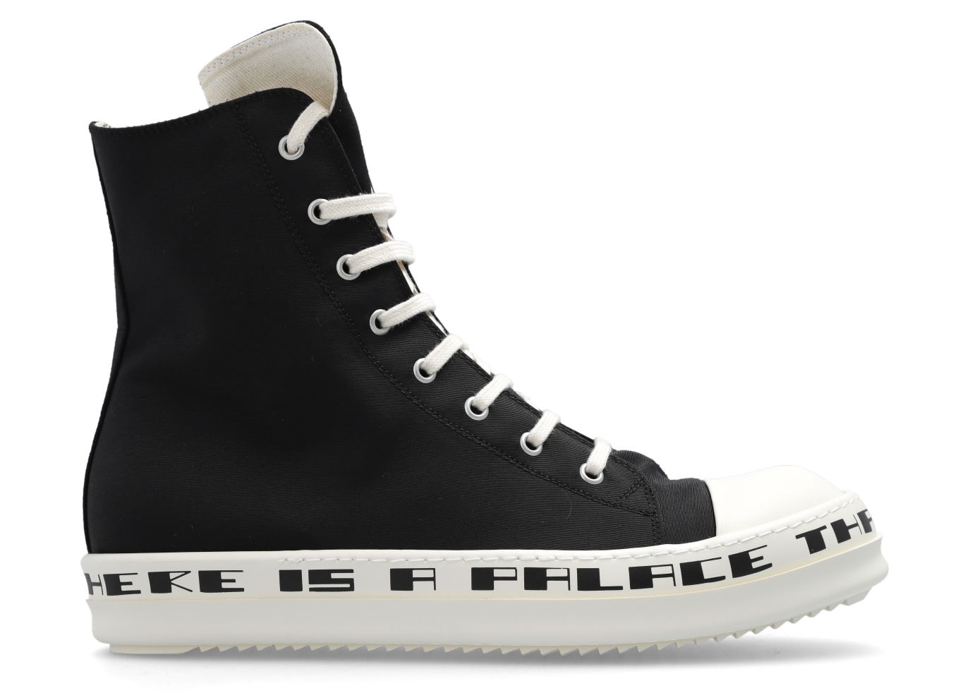 Sneakers og sko Rick Owens DRKSHDW Quote High "Black Milk" Sort | DU02C5800 MUEP8 9119, 0