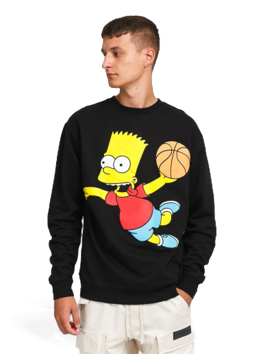 Sweatshirt MARKET The Simpsons Air Bart Crewneck Sort | CTM1960082 / 0001