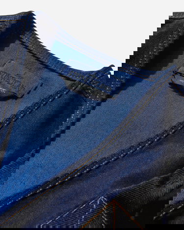 Vest Stone Island Polypropylene Denim Light Zip Multi-Pocket Utility Vest Rinsed Blå | K2S15-G100016-S00J2 VJ201, 3