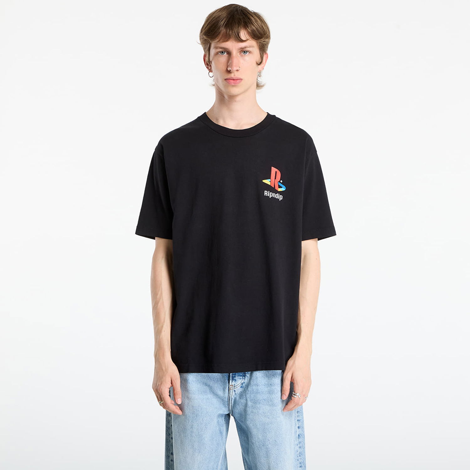 T-shirt RIPNDIP RIPNDIP Nermii T-Shirt Sort | RNDFALL25126, 0