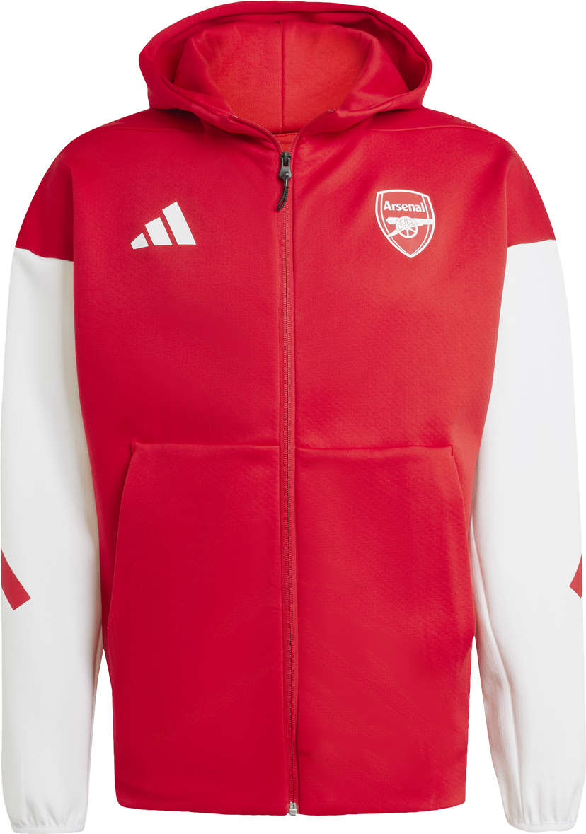 Sweatshirt adidas Originals Arsenal FC Z.N.E. Anthem Full-Zip Hoodie Rød | jm9409