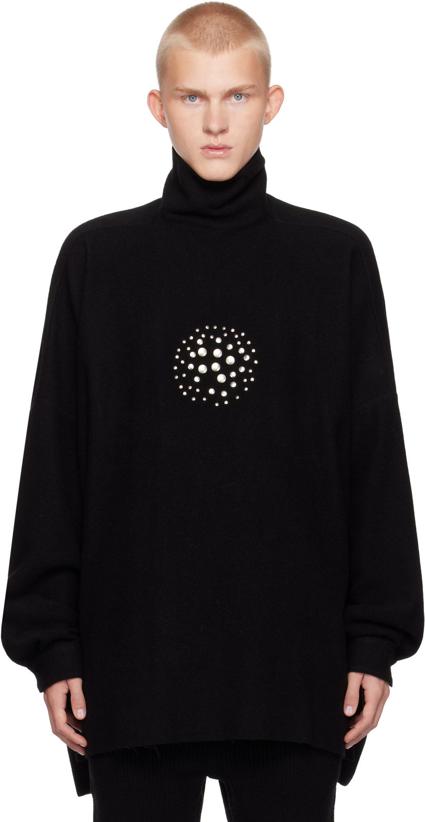 Sweater Rick Owens Turtleneck Jumbo Orb Sort | RR02D6209 WLDES3