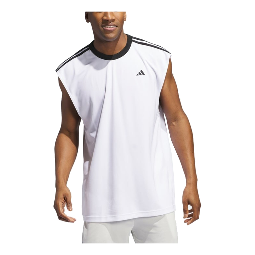 Tanktop adidas Originals Basketball All World Vest Hvid | JE9290