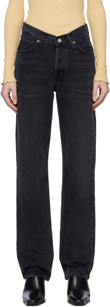 Jeans AGOLDE AGOLDE V-Waist Kelly Jeans Sort | A229-1157, 0