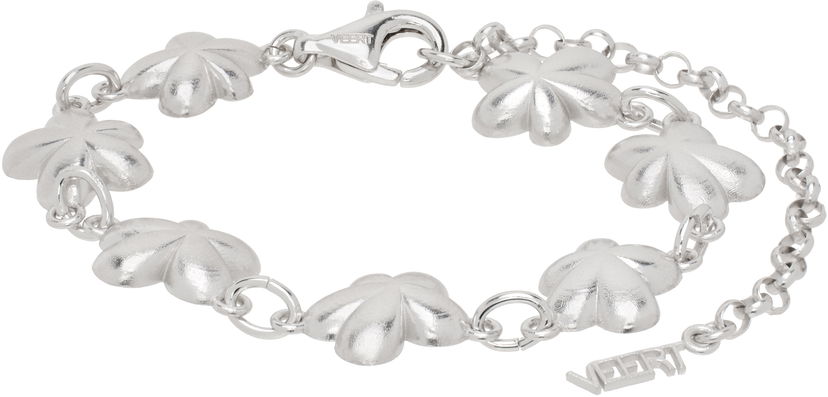 Armbånd VEERT Flower Bracelet Hvid | BR02RH-WG