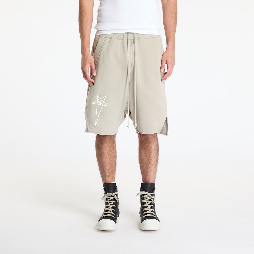 Shorts Rick Owens Rick Owens DRKSHDW x Champion Beveled Pods Shorts XXL Beige | CM01E1688 CHFE 08